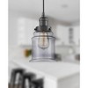 Canton - 1 Light Cord Hung Mini Pendant In Industrial Style-10 Inches Tall and 6 Inches Wide - 2 of 2