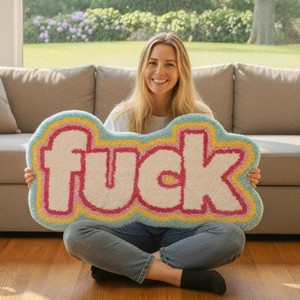 Color Fluffy Shaggy Area Rug, 2x3 Ft Soft Thick Non-Slip Modern Floor Mat, Washable Microfiber Small Rug, Bedroom Living Room Bathroom Decor Gift - 1 of 4