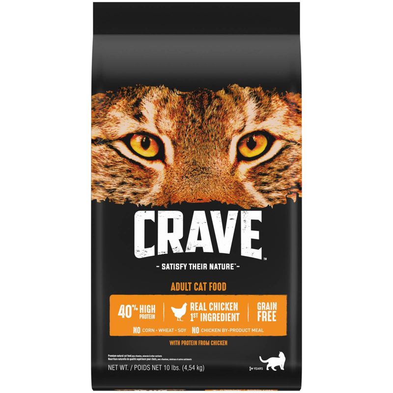 Crave Grain Free with Chicken Adult Dry Cat Food, 1 of 7