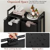 Laundry basket organizer with shelves and 2 detachable bags, for dirty laundry baskets in the laundry room, bathroom, and dormitory - 4 of 4