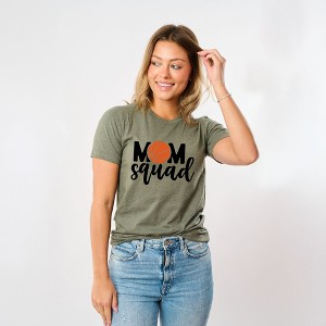 Simply Sage Market Women's Mom Squad Basketball Short Sleeve Graphic Tee - 1 of 4
