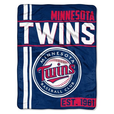 MLB Minnesota Twins Micro Fleece Throw Blanket