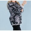 Women's Marble Washed Fleece Allover Print Pullover - ESCAPE BY HABITAT - 3 of 3
