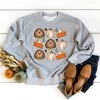 Simply Sage Market Women's Graphic Sweatshirt Turkey Pumpkin Pie Grid - 2 of 2