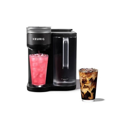 Keurig K-Brew+Chill Iced or Hot Single-Serve K Cup Coffee Maker Black: 72 oz Capacity, Electric, Uses Coffee Pods, Cold Brew, 9 Cup Capacity