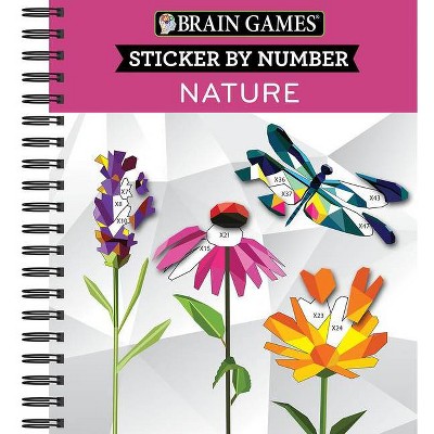 Brain Games - Sticker by Number: Nature - 2 Books in 1 (42 Images to Sticker) - by  Publications International Ltd & New Seasons & Brain Games