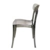 Commercial Seating Products,Grace Chair in smoke grey made of Polycarbonate Set of 2 - 2 of 3