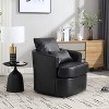 NicBex Teddy Swivel Barrel Accent Chair,Upholstered Swivel Living Room Chairs with Curved Backrest,Cozy Armchair,Accent Chairs for Living Room - image 2 of 4