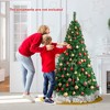 Costway 5/6/7/8 FT Artificial Christmas Tree Unlit Christmas Tree with 350/650/950/1138 Branch Tips Foldable Metal Stand - 2 of 4