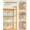 SONGMICS Over The Toilet Storage, 4-Tier Over Toilet Bathroom Organizer with Adjustable Shelf, Fit Most Toilets, Space-Saving - 3 of 4