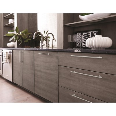 Polished Chrome Modern Cabinet Bar Pull with Mounting Hardware