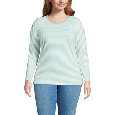 Lands' End Women's Cotton Rib T-shirt