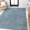JONATHAN Y Hallie High-Low Minimalist Curve Geometric Indoor/Outdoor Area Rug - 3 of 4
