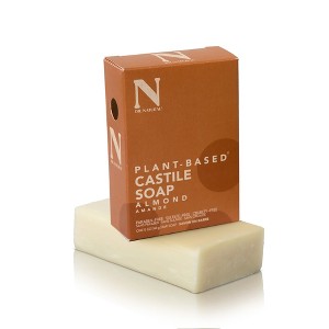 Dr. Natural Castile Bar Soap - Multipurpose Soap Bar with Anti-Acne Properties - For Face, Body and Hair - Sensitive Skin Body Wash - Almond - 5 oz - 1 of 4
