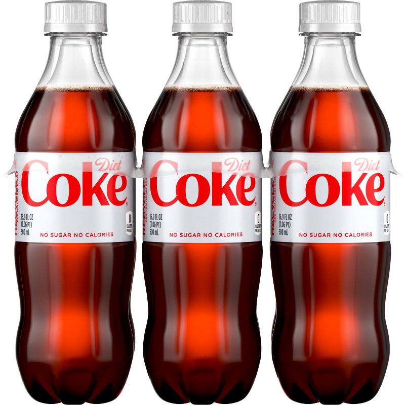 Diet Coke - 6pk/16.9 fl oz Bottles, 3 of 13