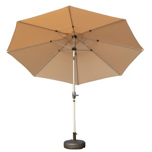 Gloweer 9FT Patio Umbrella without Base, Outdoor Table Umbrella with Push Button Tilt and Crank, UV Protection - 1 of 4