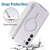 Reiko Magnetic Wireless Charging TPU Bumper Case For Samsung S 23 Plus In Clear - 4 of 4