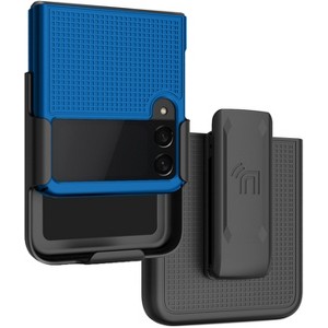 Nakedcellphone Slim Case and Belt Clip Holster Combo for Samsung Galaxy Z Flip 3 Phone (SM-F711, 2021) - 1 of 4