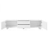 PAGED Contemporary TV Stand with Drawers and Cabinets, Stylish Luxury TV Console Table with High Gloss UV Surface for Living Room, Bedroom - 4 of 4
