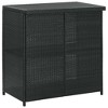 vidaXL 3 Piece Bar Set Poly Rattan Black - 4 of 4
