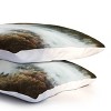 Deny Designs Twin/ Twin Extra Long Luke Gram Forest Layers Duvet Cover and Pillow Sham Green - 4 of 4