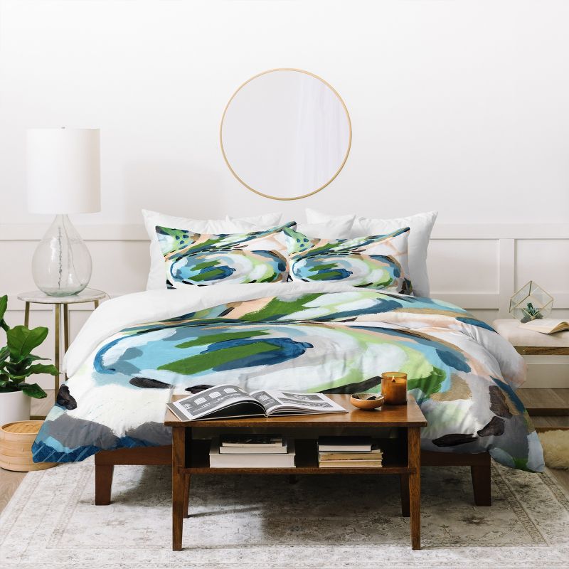 Green Laura Fedorowicz Greenery Duvet Cover - Deny Designs, 3 of 7