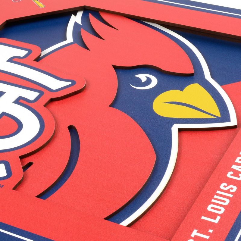 MLB St. Louis Cardinals 3D Logo Series Wall Art - 12&#34;x12&#34;, 4 of 5
