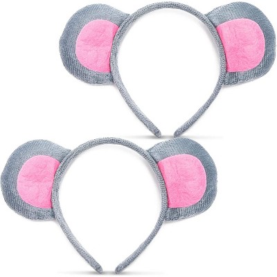 Spooky Central 2-Pack Cute Mouse Ears Headband  Animal Cosplay Halloween Party Decorations, 8.15 x 5.25 in