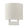 Livex Lighting Petite 1 - Light Wall Light in  Brushed Nickel - 4 of 4