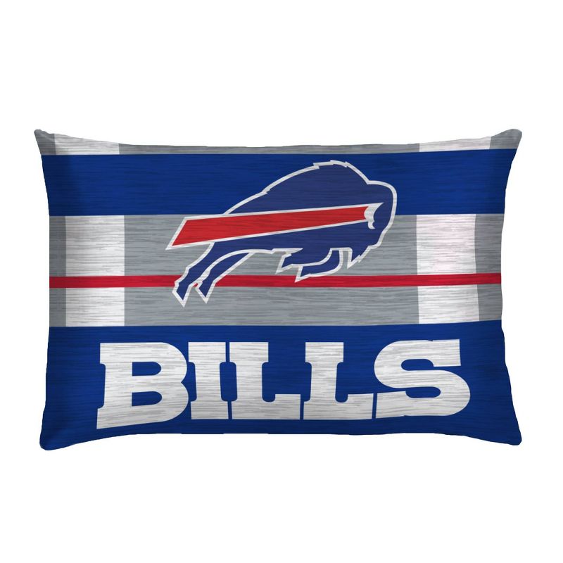 NFL Buffalo Bills Heathered Stripe Queen Bed in a Bag - 3pc, 3 of 4
