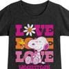 Girls' - Peanuts - Love Woodstock Fitted Short Sleeve Graphic T-Shirt - 2 of 4