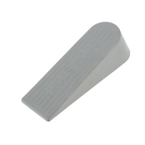 Unique Bargains Door Stop Medium Bilingual Door Stop English Text TPR 6.42"x1.97"x2.01" 1 Pc - 1 of 4