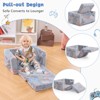Inhand Kids Sofa, 2-in-1 Soft Toddler Couch Fold Out, Toddler Chair Comfy with Cute Designs, Convertible Sofa to Lounger for Girls and Boys - 4 of 4