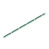 Bella Silver Sterling Silver, 3.5mm Round CZ Tennis Bracelet - Emerald Spinel - Green - 7 Inch - 2 of 3