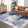 Area Rug, Ultra-Soft Washable Rug for Living Room, Dinner Room, Bedroom, Non-Slip Modern Abstract Rug - 2 of 4