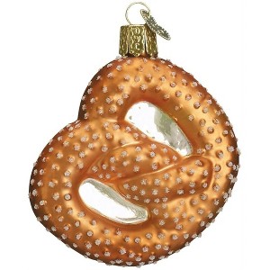 Old World Christmas Glass Blown Ornament for Christmas Tree, Pretzel - 1 of 2