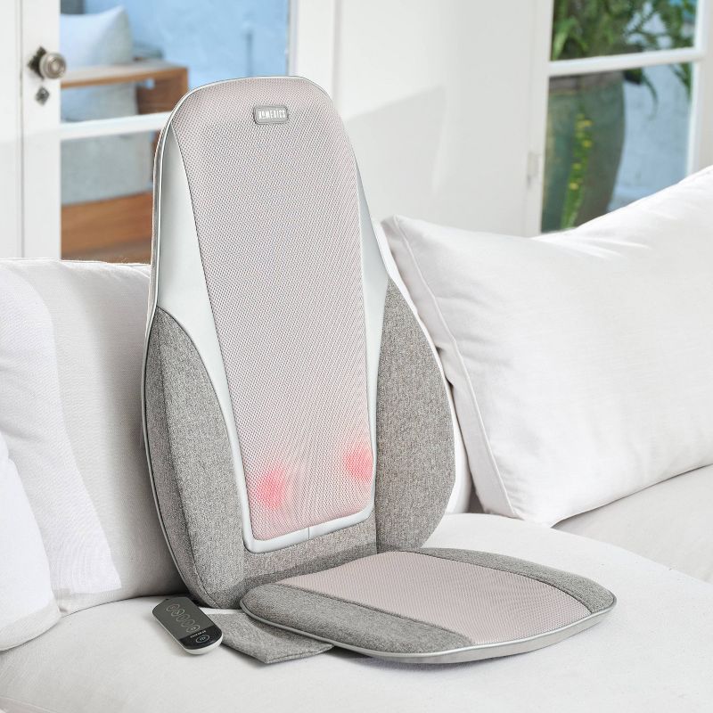 HoMedics Shiatsu Kneading and Vibration Electric Massage Cushion with Heat, 3 of 8