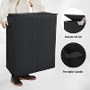 154L Double Laundry Hamper with Lid and 2 Removable Laundry Bags, Large Collapsible 2 Dividers Dirty Clothes Basket with Handles - 4 of 4