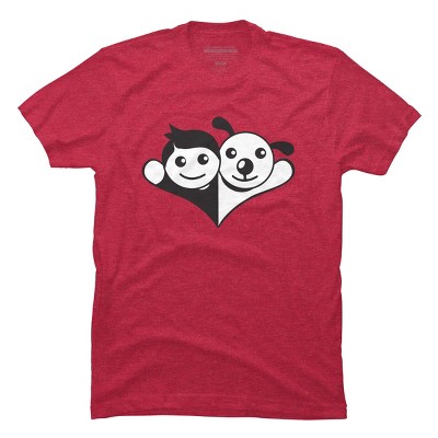 Men's Design By Humans Doggy Friend By graphicganga T-Shirt