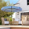 Outsunny 8.6FT Patio Umbrella, UPF 30+ Outdoor Market Umbrella, 2-Tier Vented Patio Table Umbrella with Crank, 8 Ribs, Push Button Tilt - 2 of 4