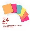 MyOfficeInnovations Stickies Standard Notes 3" x 3" Assorted 100 Sh./Pad 24 Pads/PK 24295902 - 2 of 4