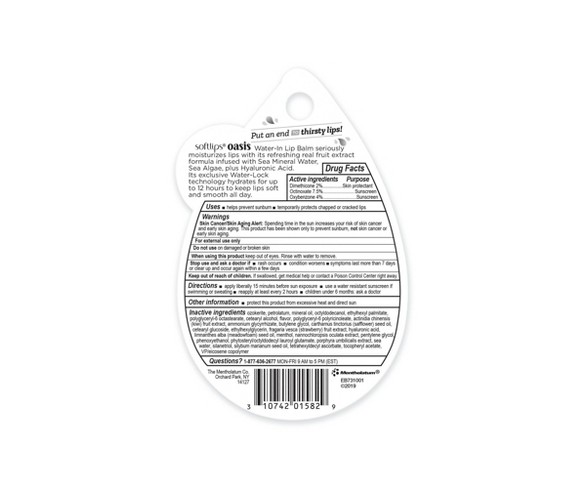 Softlips Oasis Lip Balm - Strawberry Kiwi - 0.15oz