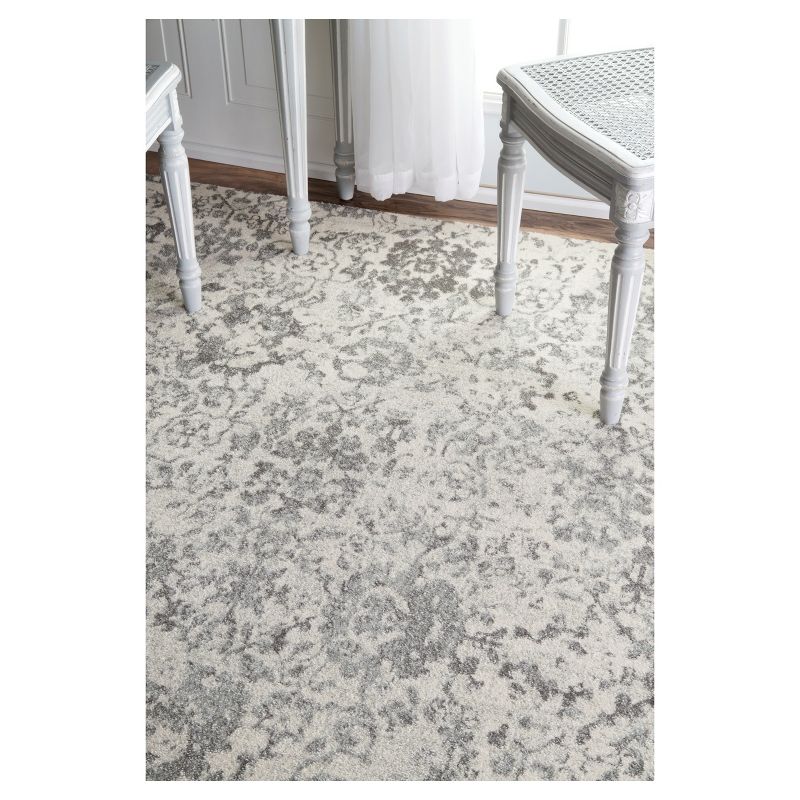 Floral Damask Rosemary Area Rug - nuLOOM, 5 of 7