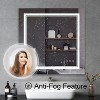 Maxax Atherton Modern Frameless Anti-Fog LED Lighted Dimmable Wall Mounted Bathroom Vanity Mirror - 3 of 4