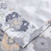 Kate Aurora Contemporary Influencer 2 Piece Water Color Damask Medallion Rod Pocket Window Curtain Panels - 4 of 4