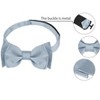 Allegra K Men's Solid Color Self-tied Formal Wedding Party Tuxedo Adjustable Bow Ties - 3 of 4