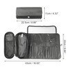 Unique Bargains Travel Makeup Bag Makeup Brush Holder Portable Makeup Organizer Bag Cosmetics Storage Bag Waterproof 1 Pcs - 4 of 4
