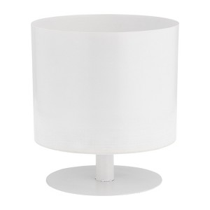 Sagebrook Home Flat Base Metal Indoor Outdoor Planter Pot with Stand White 10"x10"x11" - 1 of 4