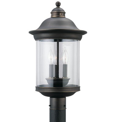 Generation Lighting Hermitage 3 light Antique Bronze Outdoor Fixture 82081-71