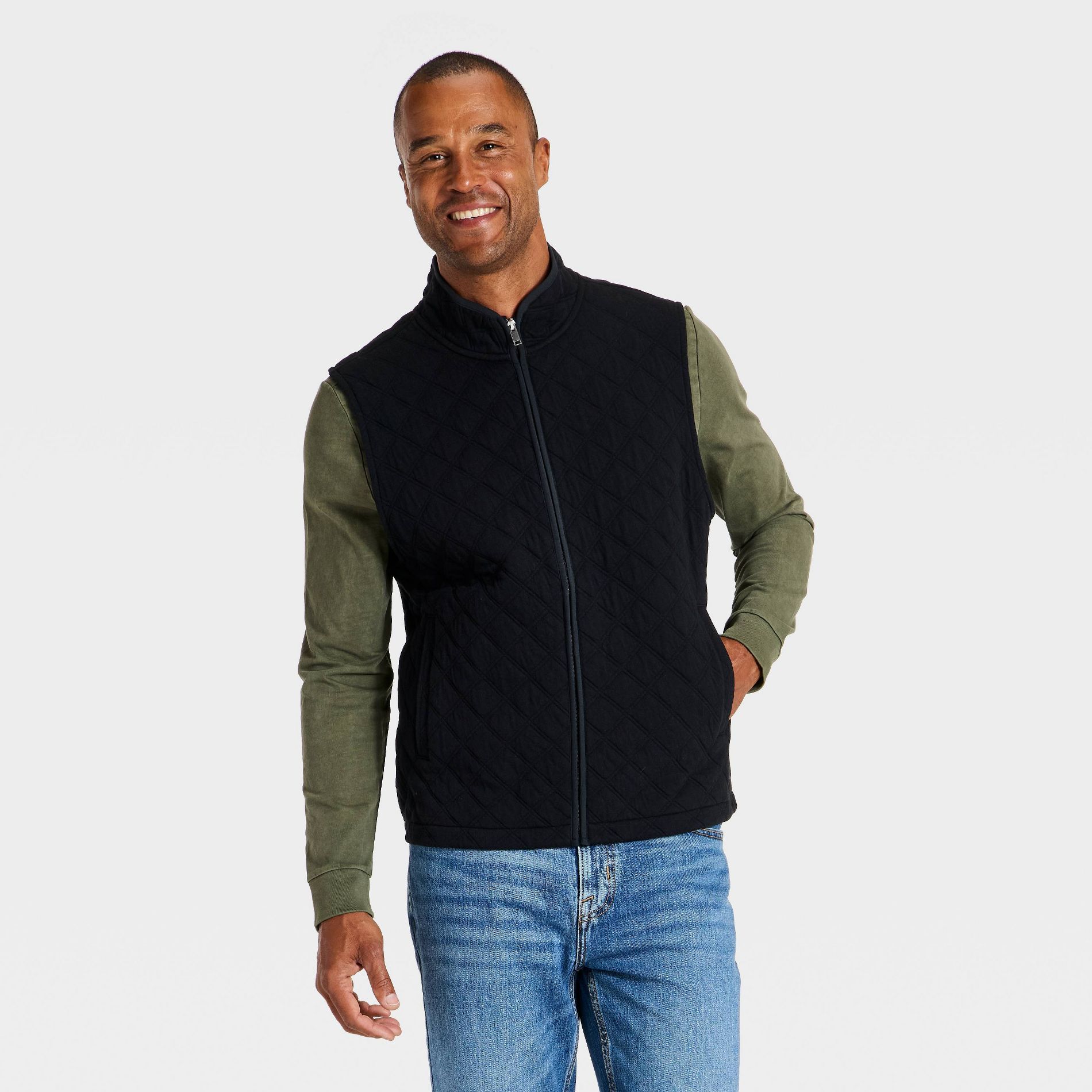 Men's Comfort Quilted Vest - Goodfellow & Co™